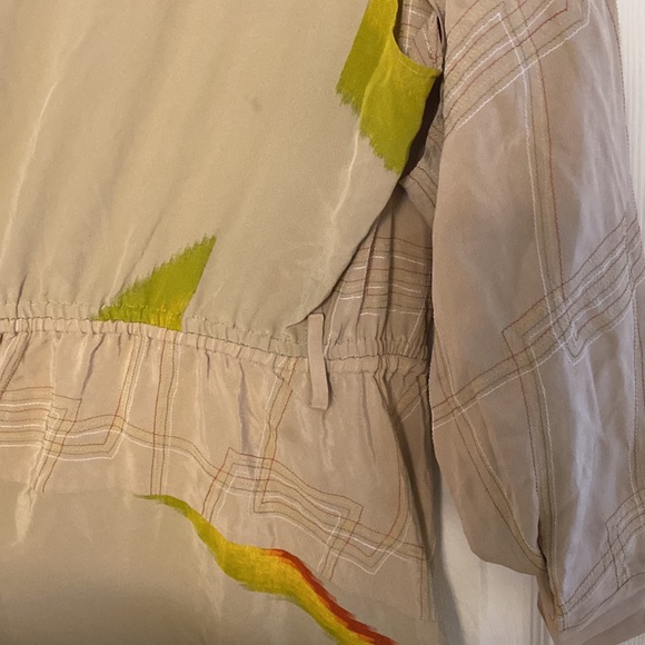 Extremely RARE Sample Sale Rasta Rainbow L.A.M.B. Silk Dress - Picture 10 of 13